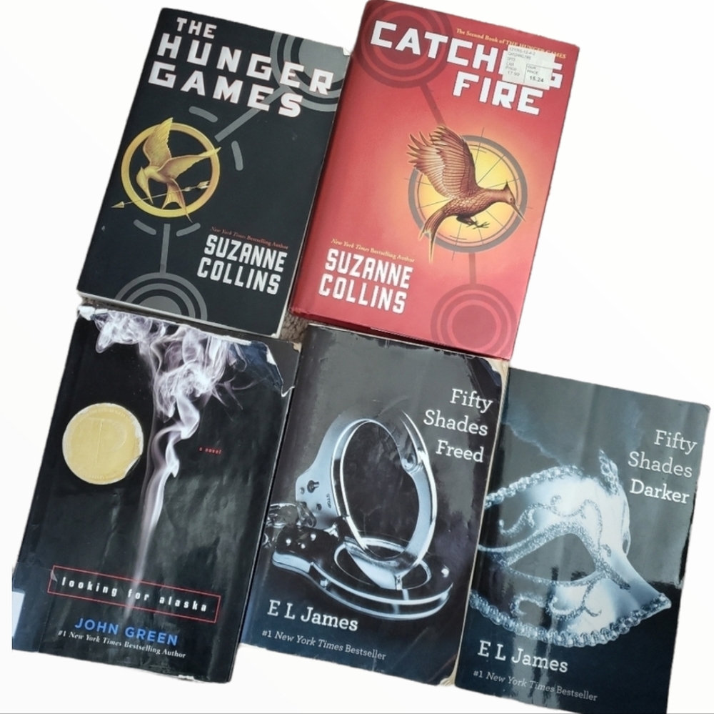 Books Hunger Games Fifty Shades Looking for Alaska